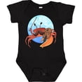 thumbnail image 3 of Inktastic Fun Fiddler Crab with Violin and Mustache Boys or Girls Baby Bodysuit, 3 of 5