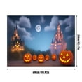 480*210cm Pumpkin Pattern Outdoor Garage Door Banner Large Decoration