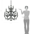 thumbnail image 2 of Large Antique Design Vinyl Chandelier Wall Decal Art, 2 of 4