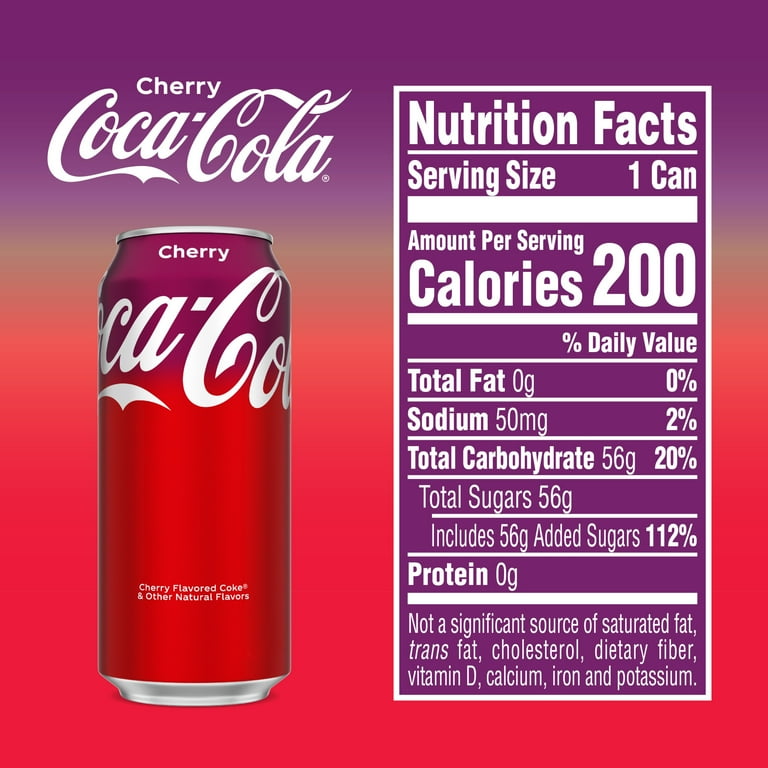 Coca-Cola Cherry Soda Pop, 16 fl oz Can - Walmart.com