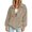Khaki, variant on BUIGTTKLOP Corduroy Jackets for Women Full Zip up Long Sleeve Shirts Collared Casual Jackets Winter Clothes