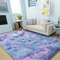 thumbnail image 5 of area rug for bedroom 8x10ft Area Rug for Bedroom,for Living Room Nursery Kids Room Dorm Home Decor Aesthetic Fluffy Shaggy Rug with Anti-Slip Carpet Tapes Non-Slip Stickers, 5 of 12