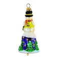 thumbnail image 2 of Christopher Radko Company 4.50In Petite Snow Bell, Glass, Ornament Snowman Tree Christmas 107750, 2 of 3