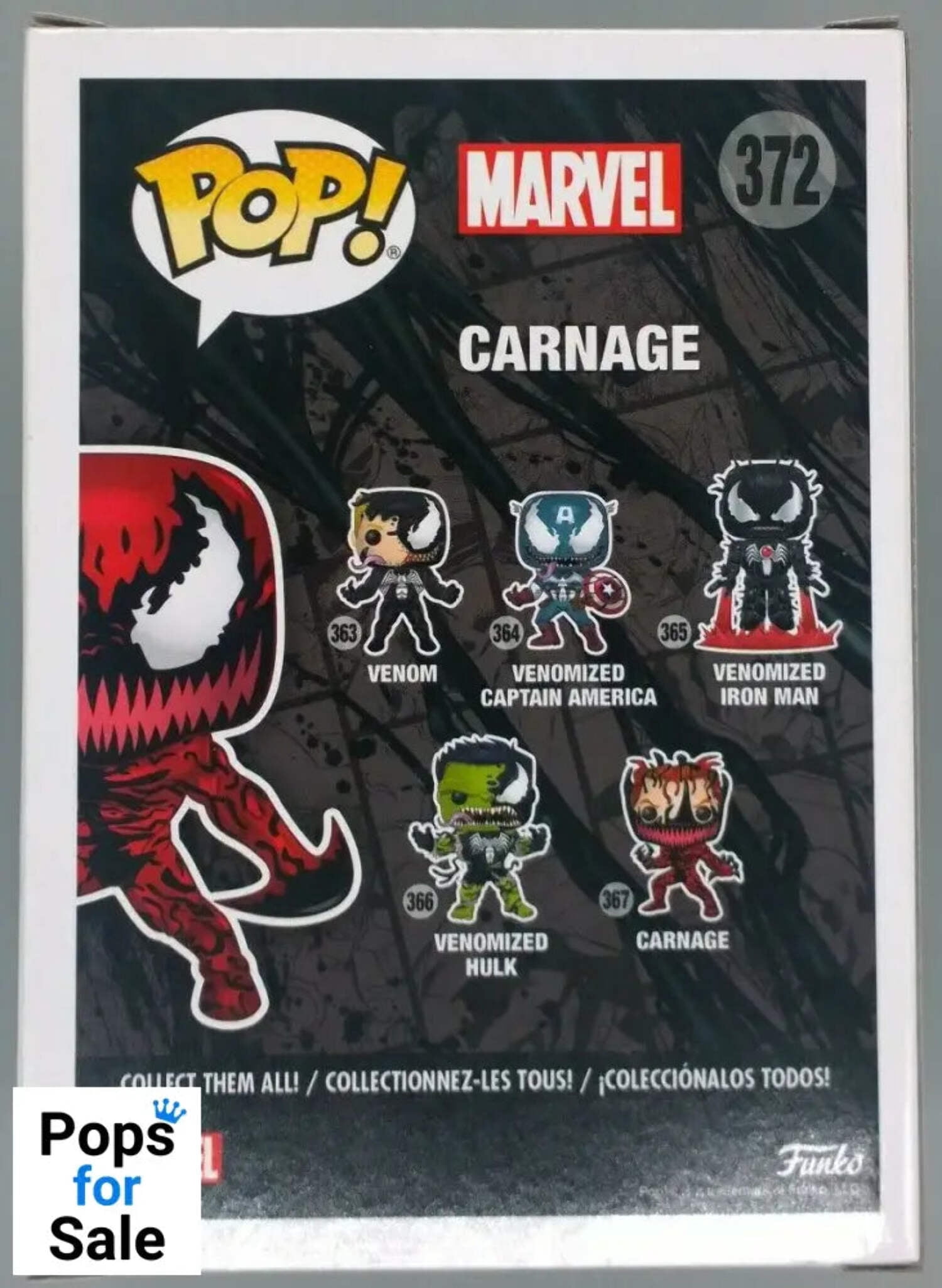 funko pop VENOM（ヴェノム）CANEGE（カーネイジ） 5点セット 【公式通販】