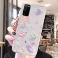 thumbnail image 2 of Girly Case for Samsung Galaxy S21 5G Glitter Case Pretty Cute Clear Shiny Sparkle Bling Case for Girls Women Planet Stars Design Soft TPU Shockproof C, 2 of 4