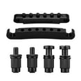 thumbnail image 1 of Guitar Roller Saddle Tailpiece Set with Studs for 6-String Electronic Guitar, 1 of 6