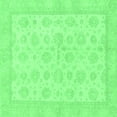 thumbnail image 1 of Ahgly Company Indoor Square Oriental Emerald Green Traditional Area Rugs, 4' Square, 1 of 4