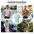 thumbnail image 5 of Honeii Cartoon Cat Print Polo Shirt, A Classic Short-Sleeved, Button-Down Golf Shirt for Men,Mens Polo Shirts Short Sleeve-XX-Large, 5 of 6