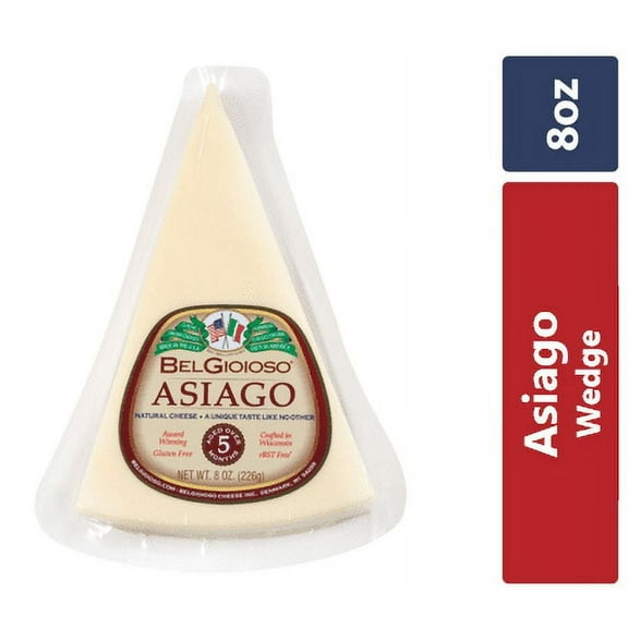 BelGioioso Gluten-Free Asiago Specialty Cheese Wedge, 8 oz