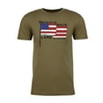 thumbnail image 2 of Home of The Free Because of the Brave Men's 4th of July Shirts, Graphic Tees - Olive Drab MH200PATRIOT S28 3XL, 2 of 3