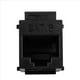 thumbnail image 5 of 20 Piezas Conector RJ45 Jack Cat6 Acoplador de Extensión Red Ethernet LAN 6 Acoplador Conectores Extender Adaptador, Negro, 5 of 7