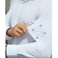 thumbnail image 3 of Youclos Long Sleeve 4-Way Stretch Dress Shirts for Men Button Down Shirt Muscle Fit, 3 of 7