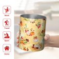 thumbnail image 4 of 12oz Coffee Tumblers Fall Pumpkins Leaves Pattern Stainless Steel Vacuum Insulated Travel Tumbler Coffee Cups Mug with Lid and Straw with Cleaning Brush for Cold & Hot Drinks, 4 of 4