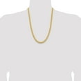 thumbnail image 6 of Auriga Fine Jewelry 10K Yellow Gold 6.75 mm Solid Miami Cuban Chain Necklace for Men's 24", 6 of 6