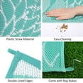 thumbnail image 5 of Ileading Outdoor Rugs for Patios 9'x12' Waterproof Patio Mat Plastic Straw Rug Reversible RV Camping Tent Rug Outside Area Rug for RV, Patios,Deck, Beach,Balcony, Camping, 5 of 13