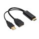 thumbnail image 1 of 4K 10MB/S Multifunction HD Display HDMI to DP Converter Adapter Cable, 1 of 4