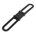 thumbnail image 1 of Correa de silicona para linterna de bicicleta, Clip para linterna, soporte de luz para bicicleta (negro), 2 uds., 1 of 5