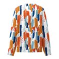 thumbnail image 4 of Chandails à Capuchon Mode pour Femmes 2023 Col Rond Mode Décontracté Manches Longues Imprimé Chandail Hauts Blouse Rabais de 50 % Liquidation Costumes d'Halloween/Noël, 4 of 5