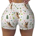thumbnail image 2 of Picia German Shepherd Dog Printed Workout Shorts for Women Seamless Scrunch Butt Lifting High Waisted Yoga Gym Booty Running Moisture-wicking Short Pants-Large, 2 of 9