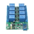 thumbnail image 1 of Módulo de interruptor de bloqueo automático de de avance momentáneo WIFI de 8 canales, control remoto de DIY, compatible c 12V Macarena Tablero de relé inalámbrico de 8 canales, 1 of 8