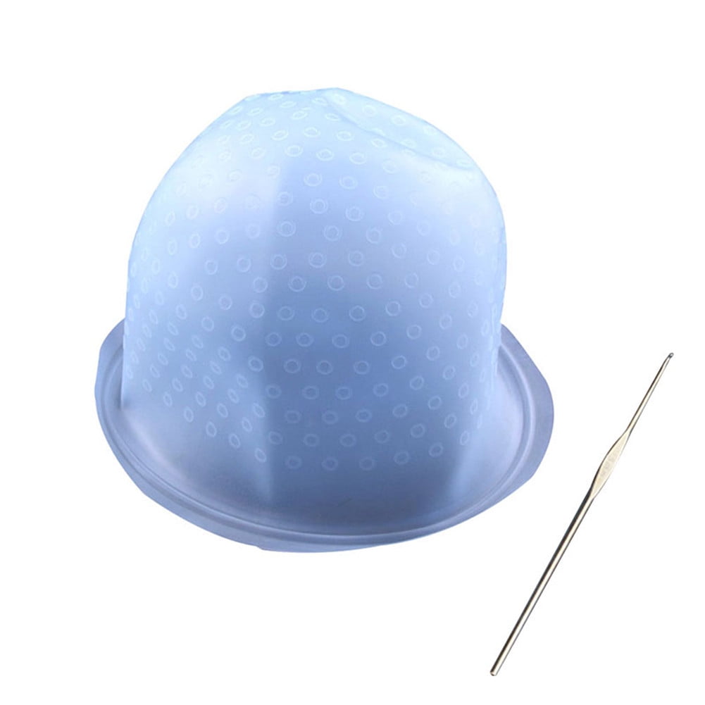 lzndeal Reusable Silicone Dye Hat Cap for Hair Color Highlighting