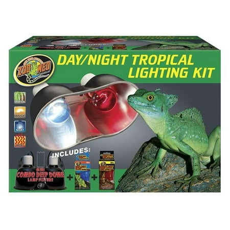 UPC: 0097612322330 | Zoo Med 097612322330 Day & Night Tropical Lighting Kit