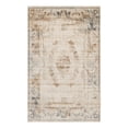 thumbnail image 3 of Unique Loom Chateau Collection Area Rug - Lincoln (6' 1" x 9' Rectangle Blue Cream/Brown), 3 of 7