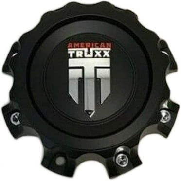 American Truxx Matte Black Wheel Center Cap C1081502090F-4