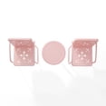 thumbnail image 5 of Crosley Furniture Azalea 3Pc Retro Outdoor 2 Chair & Table Set in Pink Gloss, 5 of 10