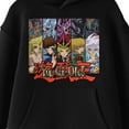 thumbnail image 2 of Yu-Gi-Oh Character Group With Main Monsters Long Sleeve Youth Black Hooded Sweatshirt-XL, 2 of 4