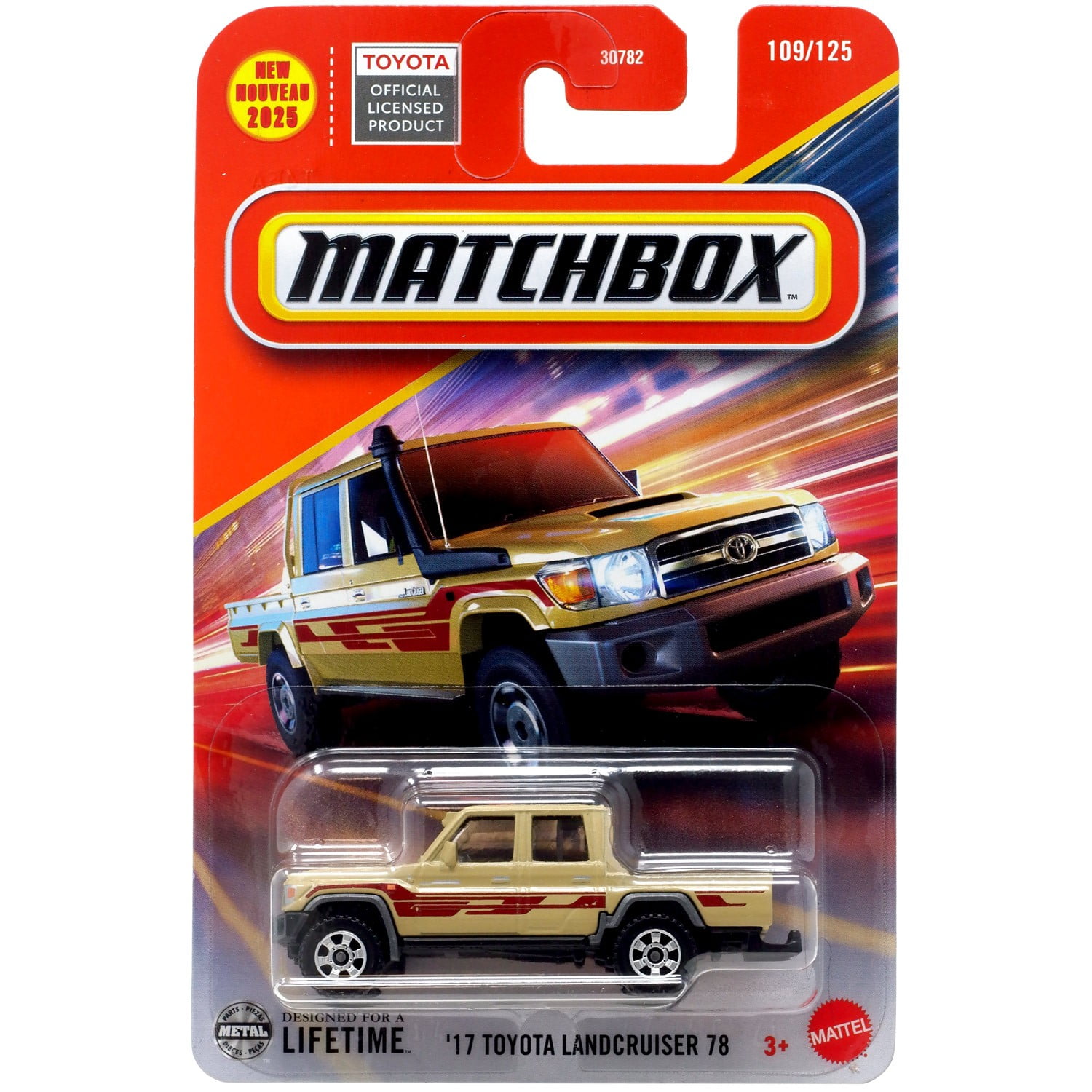 Matchbox '17 Toyota Landcruiser 78 Diecast Car