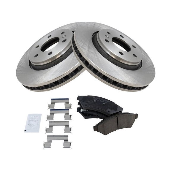 Front Brake Pad and Rotor Kit - Compatible with 2006 - 2008 Chevy Uplander 2007