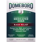 Domeboro Soothing Soak Rash Relief Plus Drying Action Powder Packets, 12 Ea