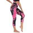 thumbnail image 4 of Womens Yoga Pants High Waisted Tie Dye Fitness Yoga Pants Butt Lift Leggings Cropped Sports Yoga Pants Workout Gym Pants, 4 of 6