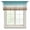 Green, variant on Orange Gray Sheer Curtains Valances for Windows Farmhouse Retro Gradient Wooden Grain Chiffon Kitchen Valances for Cafe, Rod Pocket Voile Window Treatments Curtains for Living Room Bedroom, 42"x12"
