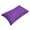 thumbnail image 3 of Kll Glitter Purple Pillow Covers Envelope Closure,Super Soft And Cozy Fuzzy Fleece Pillow Case Cover 14"X20", 3 of 9