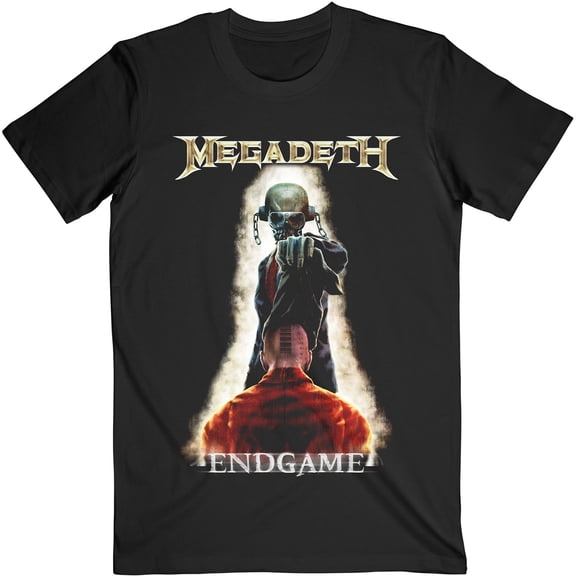 Men's Megadeth Vic Removing Hood Slim Fit T-shirt Small Black