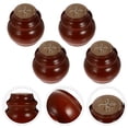 thumbnail image 3 of PTOOTP Set of 4 Brown Wood Furniture Legs for Sofa Couch Replacement, Elegant and Support, 3 of 8