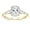 Gold, variant on 3CT 925 Sterling Silver Engagement Rings 3-Stone Oval Cut Cubic Zirconia CZ Wedding Promise Rings for Her Wedding Bands for Women Size 3-11