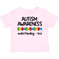 thumbnail image 3 of Inktastic Autism Awareness Understanding and Love with Puzzle Pieces Boys or Girls Toddler T-Shirt, 3 of 5