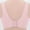 Pink, variant on WCMZJ Front Close Nursing Bras for Breastfeeding Comfort Seamless Maternity Bra Wireless Support Pregnancy Lift Sleep Bralette