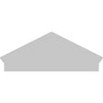 thumbnail image 5 of Ekena Millwork 40"W x 16-7/8"H x 2-3/4"P (Pitch 6/12) Peaked Cap 3 Spoke Architectural Grade PVC Combination Pediment, 5 of 8
