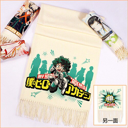 Natsume Yuujinchou-bufanda de Anime para mujer, niño y niña, de imitación de Cachemira, otoño e invierno, bufanda cálida con borlas, chal suave y cálido para regalo Fivean unisex