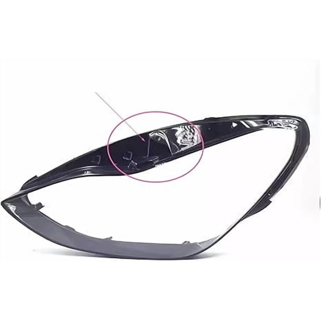 Car Headlamp Auto Light Case Transparent Lampshade Lamp Shell Headlight Lens Cover Compatible For Tesla Model 3 / Y 2019 2020 2021 2022(Without Lens Right)