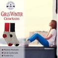 thumbnail image 6 of Yacht & Smith 6 Pairs Kids Thermal Winter Socks, Cotton, Boys Girls Winter Crew Socks, Size 6-8, 6 of 7