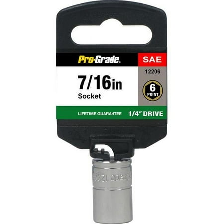 

0.25 Drive x 0.43 in. 6 Point Socket