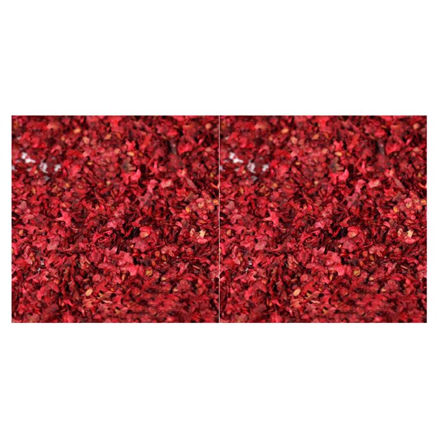 Moyic 40g Miniature Leaf Static Model Railway Fairy Table Garden Sand Decor Layout 2piezas rojo