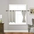thumbnail image 1 of Cortinas Opacas JIUZHEN Gris Plateado Térmicas 34x60 cm 2 Paneles, 1 of 6