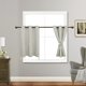 thumbnail image 1 of Cortinas Opacas JIUZHEN Gris Plateado Térmicas 34x60 cm 2 Paneles, 1 of 6