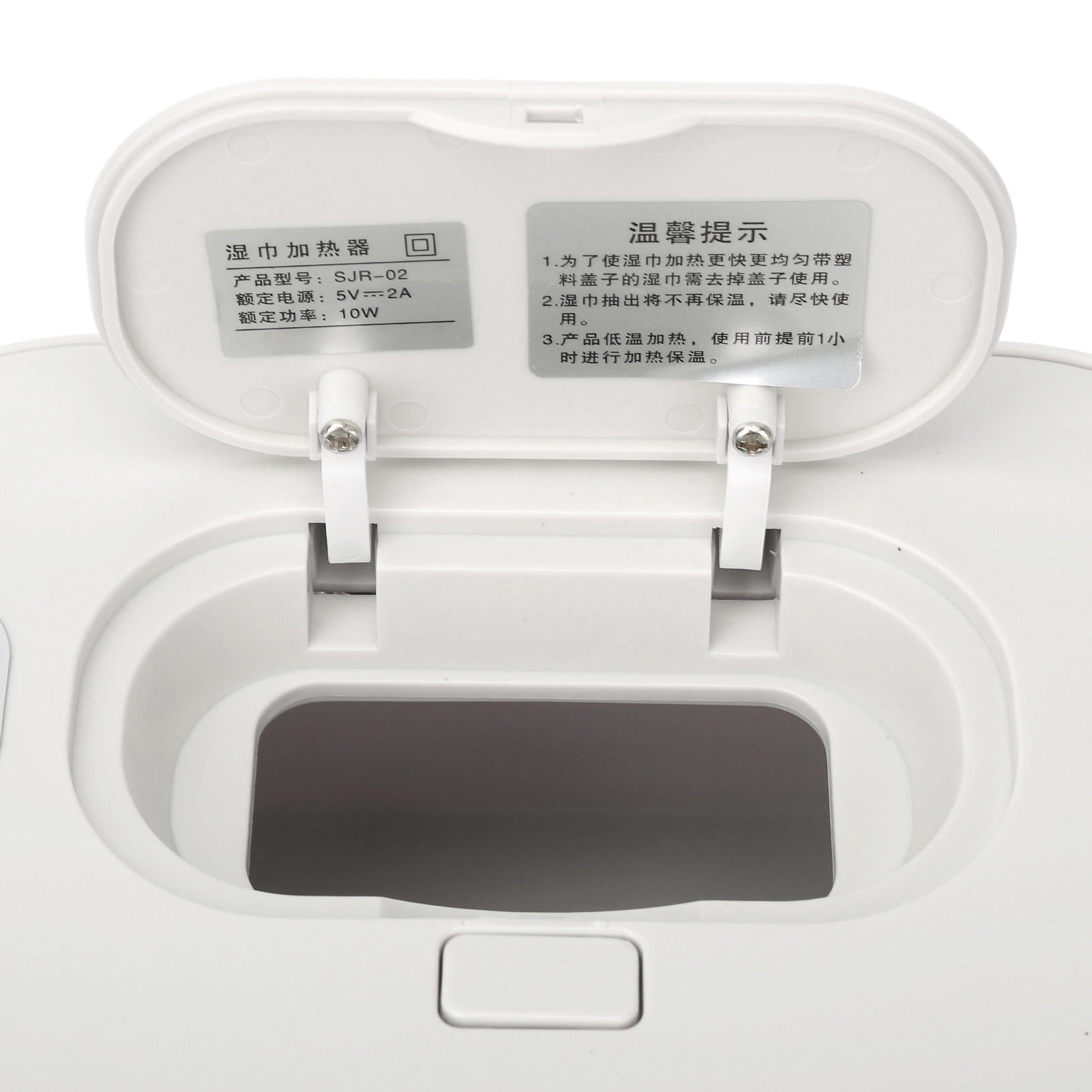 LAZIOEGR Portable Wet Wipes Heater – 24‑Hour Constant Temperature, 80‑Wipe Capacity, Energy‑Efficient 8W Heating Box, White